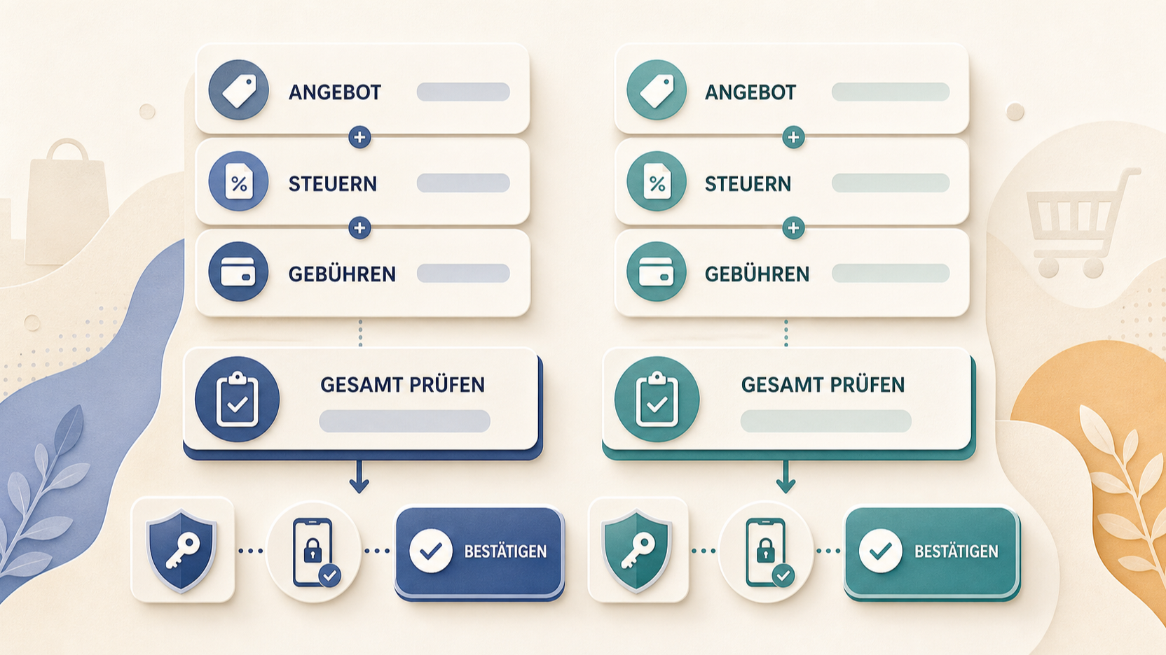 Checkliste zum Gesamtpreis beim Onlinekauf von Sneakern